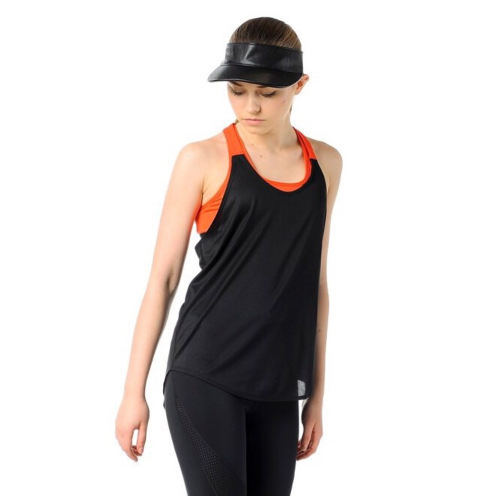 Nike Elastika Tank Top Black Red Small - image 2